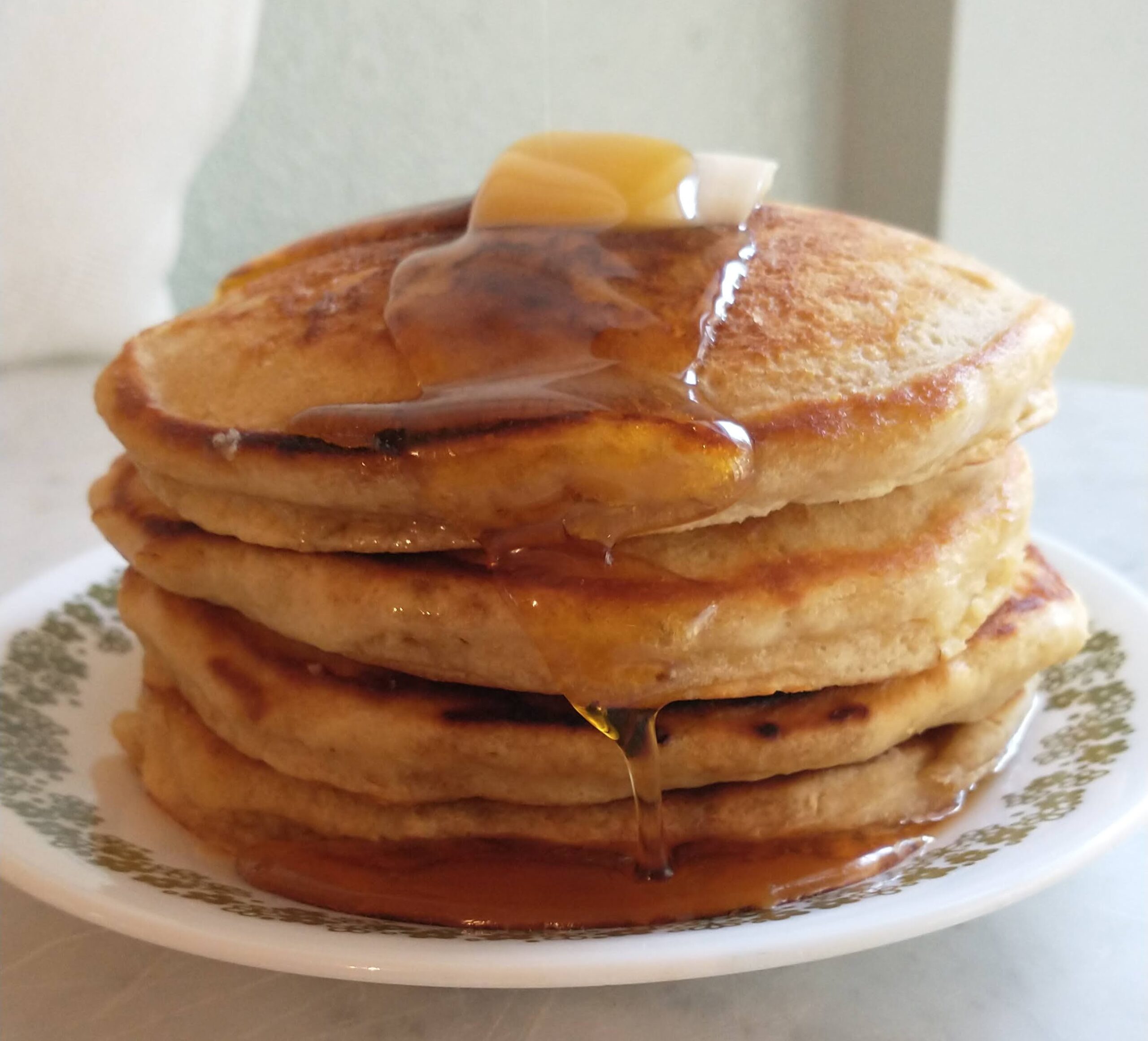 Fluffy Maple Pancakes; Sugar Free From Scratch Recipe Homemade On Purpose