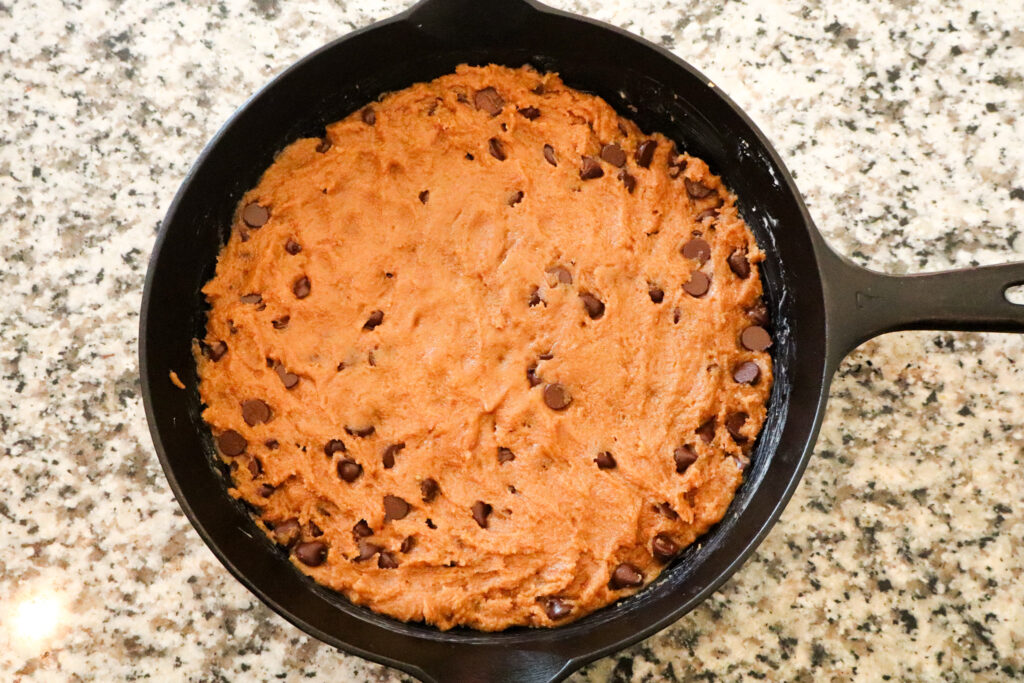 cookie dough ready to bake