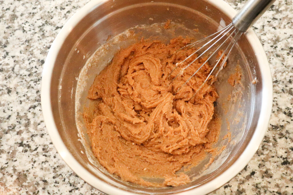 cookie dough before chocolate chips are added