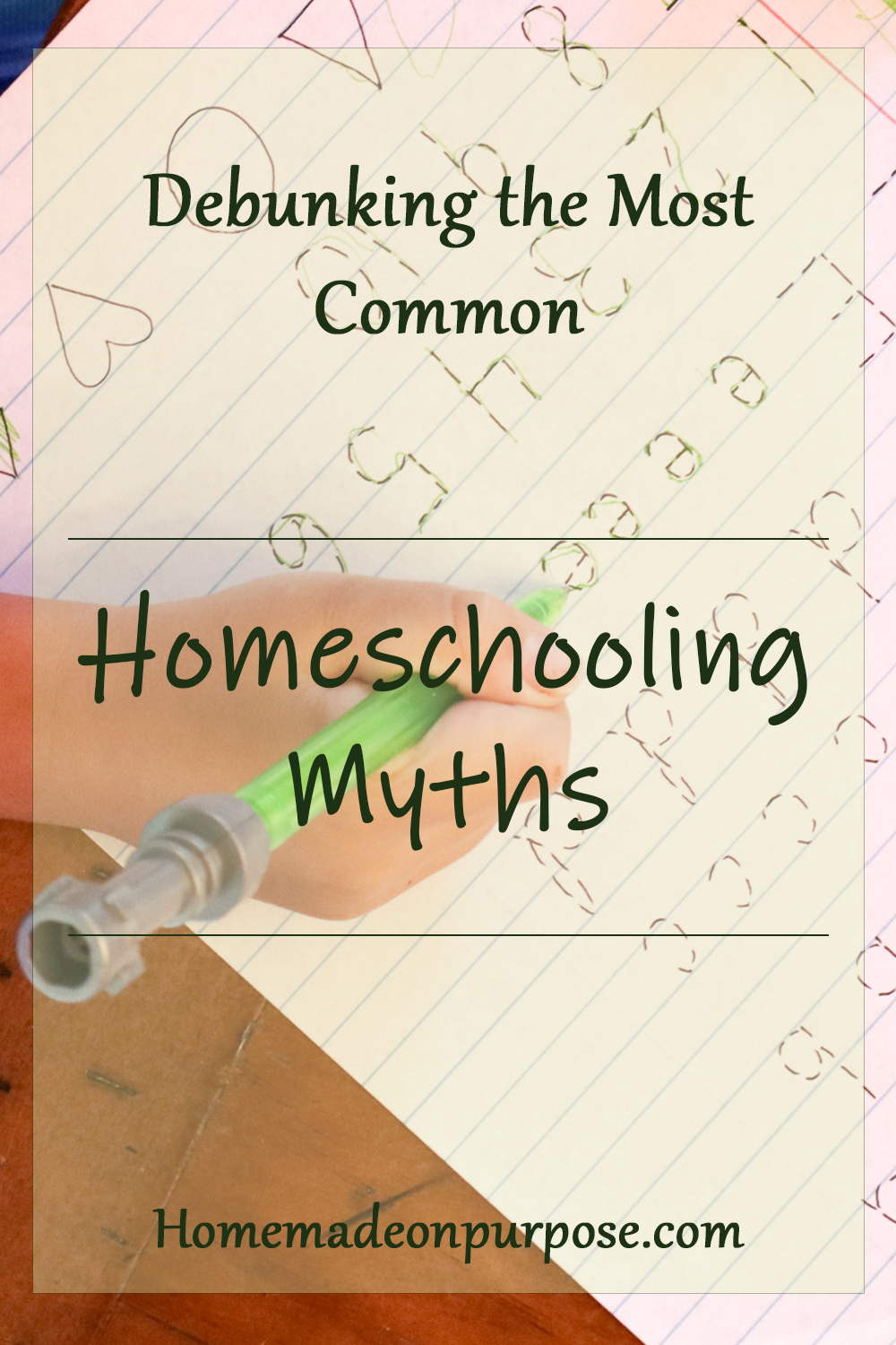 Debunking The Most Common Homeschooling Myths - Homemade On Purpose