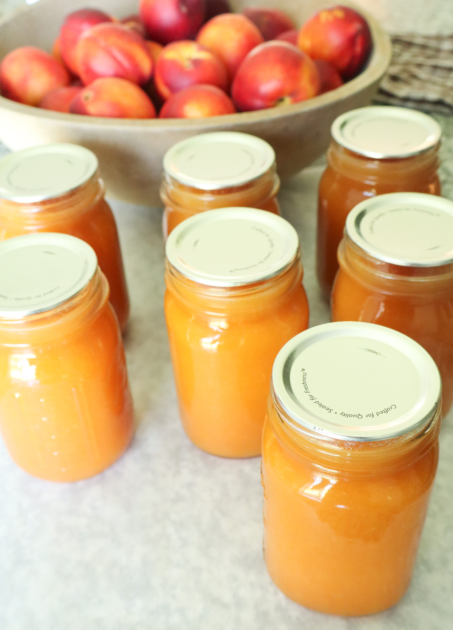 How To Make And Can Peach Preserves Homemade On Purpose