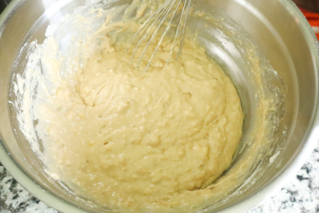 banana bread batter without walnuts