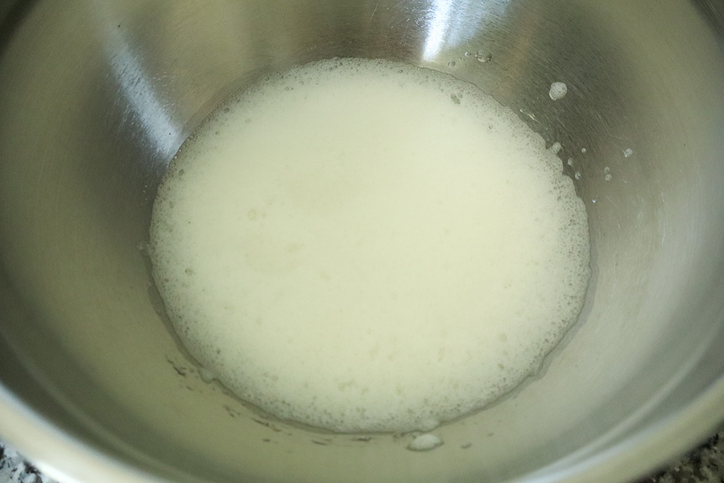 egg whites doubled in size